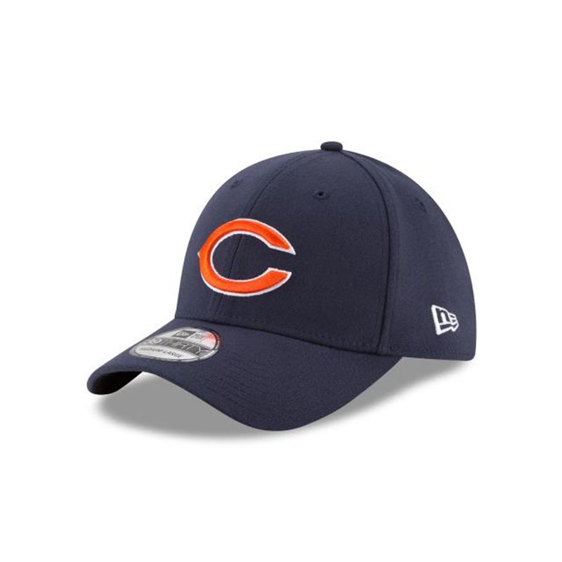 NFL Chicago Bears Team Classic 39Thirty Stretch Fit (RYC0992) - Blue New Era Caps